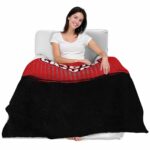 louisiana ragin cajuns gradient dots red blanket latest model