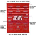 louisiana ragin cajuns striped pattern red blanket new arrival