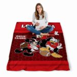louisiana ragin cajuns three musketeers red blanket best selling
