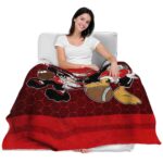 louisiana ragin cajuns three musketeers red blanket best selling