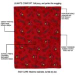 louisville cardinals diehard fans red blanket new arrival