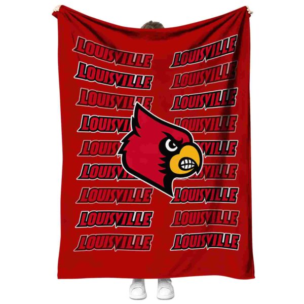 louisville cardinals fan pride red blanket best selling
