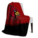 louisville cardinals gradient dots red blanket top rated