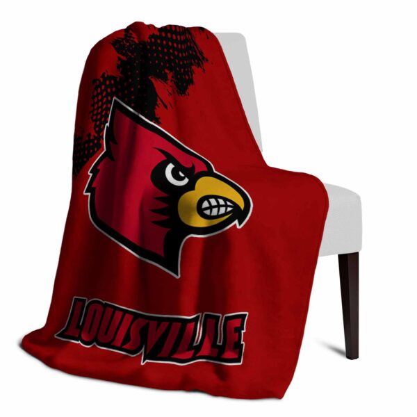 louisville cardinals grunge texture red blanket top rated
