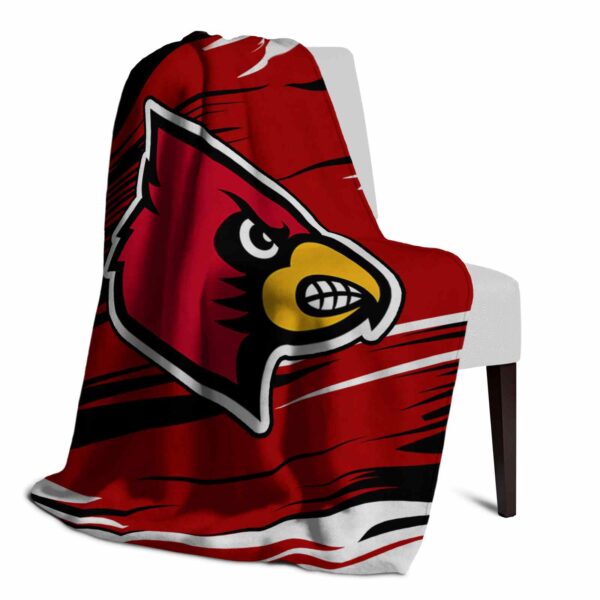louisville cardinals paint streaks red white blanket top rated
