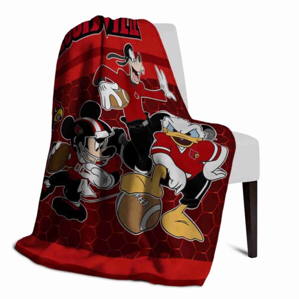 louisville cardinals three musketeers red blanket top rated