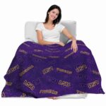 lsu tigers diehard fans purple blanket latest model