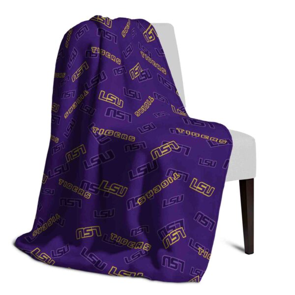 lsu tigers diehard fans purple blanket top rated