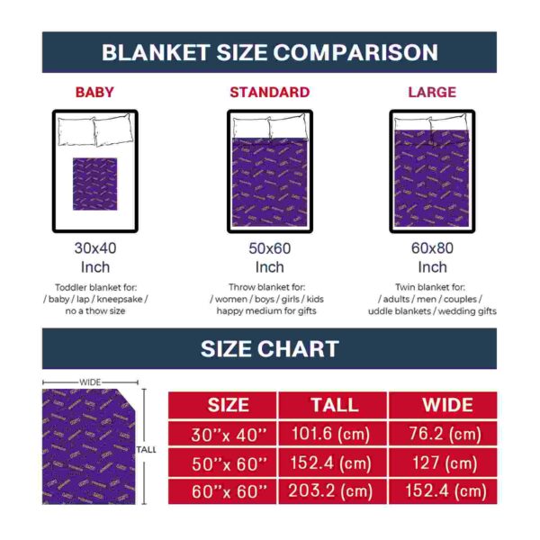 lsu tigers diehard fans purple blanket trendy