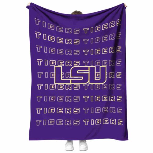 lsu tigers fan pride purple blanket best selling