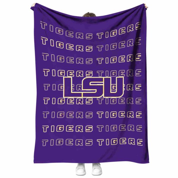 lsu tigers fan pride purple blanket best selling
