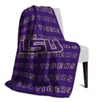lsu tigers fan pride purple blanket top rated