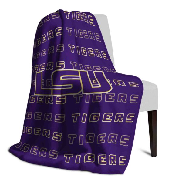 lsu tigers fan pride purple blanket top rated