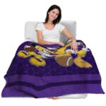 lsu tigers three musketeers purple blanket best selling