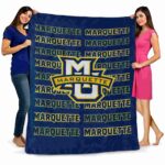 marquette golden eagles fan pride blue blanket fashion forward