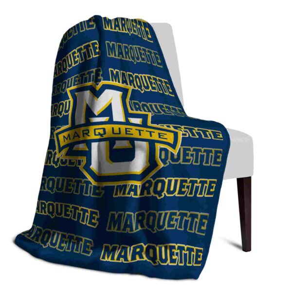 marquette golden eagles fan pride blue blanket top rated
