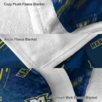 marquette golden eagles fan spirit blue blanket best selling