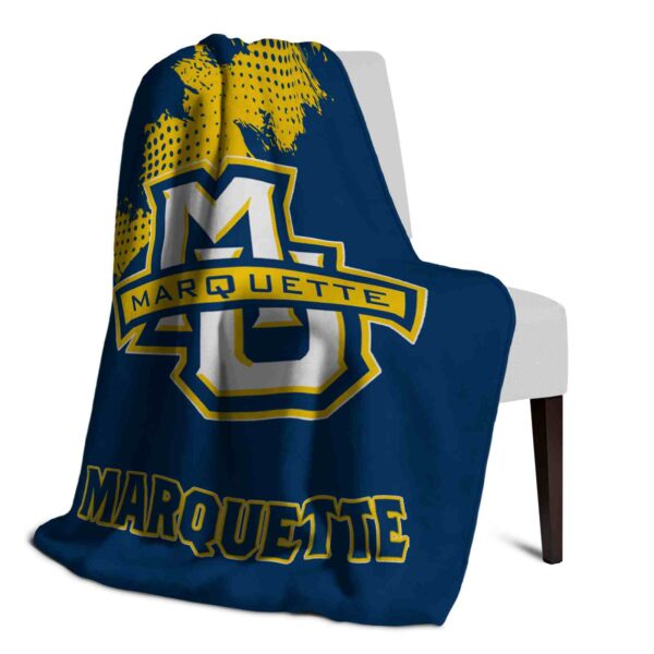 marquette golden eagles grunge texture blue blanket top rated