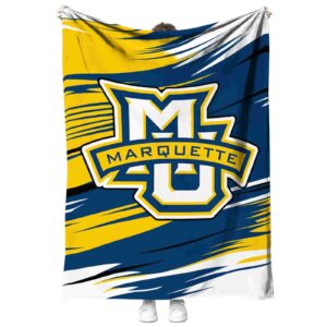 marquette golden eagles paint streaks blue white blanket best selling