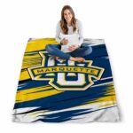marquette golden eagles paint streaks blue white blanket best selling