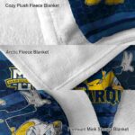 marquette golden eagles three musketeers blue blanket best selling