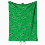 marshall thundering herd diehard fans green blanket best selling