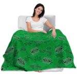 marshall thundering herd diehard fans green blanket latest model