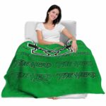 marshall thundering herd fan pride green blanket latest model