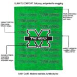 marshall thundering herd fan pride green blanket new arrival