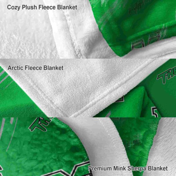 marshall thundering herd fan spirit green blanket premium grade