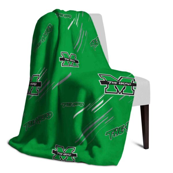marshall thundering herd fan spirit green blanket top rated