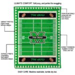marshall thundering herd football field green blanket new arrival
