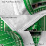 marshall thundering herd football field green blanket premium grade