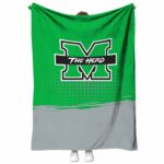 marshall thundering herd gradient dots green blanket best selling