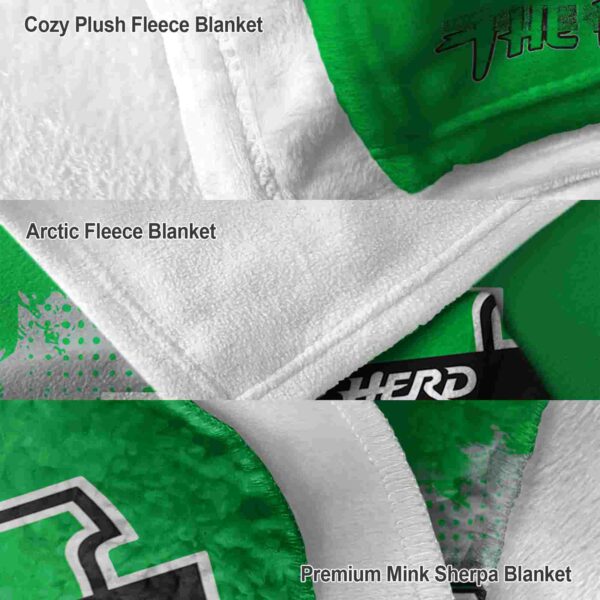 marshall thundering herd grunge texture green blanket premium grade