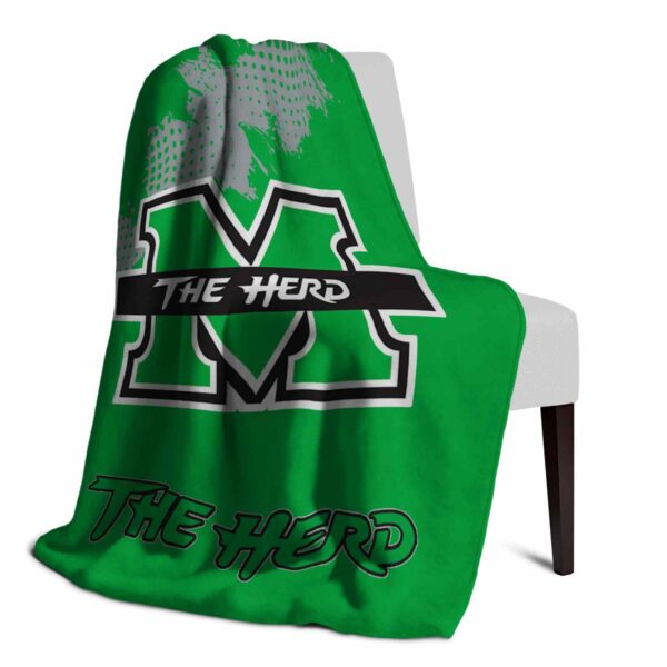 marshall thundering herd grunge texture green blanket top rated