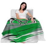 marshall thundering herd paint streaks green white blanket best selling