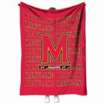 maryland terrapins fan pride red blanket best selling