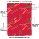 maryland terrapins fan spirit red blanket new arrival