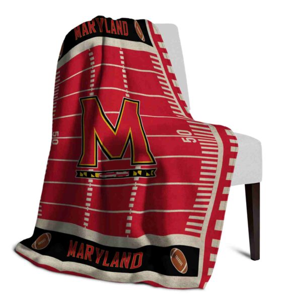 maryland terrapins football field red blanket top rated
