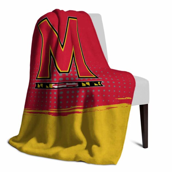 maryland terrapins gradient dots red blanket top rated