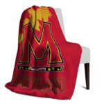 maryland terrapins grunge texture red blanket top rated