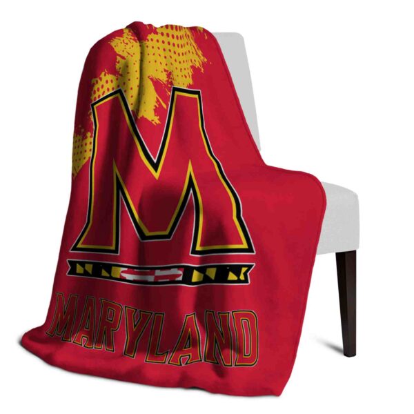 maryland terrapins grunge texture red blanket top rated