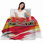 maryland terrapins paint streaks red white blanket latest model