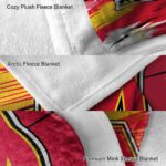 maryland terrapins paint streaks red white blanket premium grade