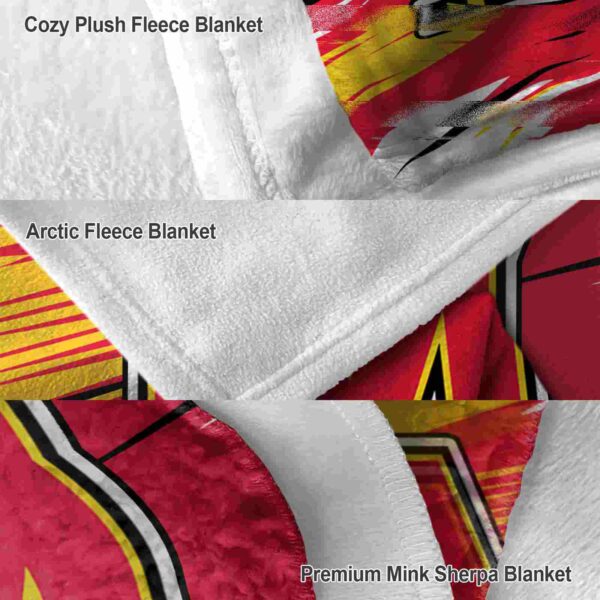 maryland terrapins paint streaks red white blanket premium grade