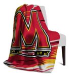 maryland terrapins paint streaks red white blanket top rated