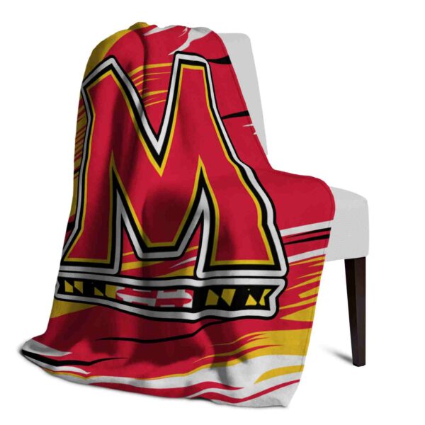 maryland terrapins paint streaks red white blanket top rated