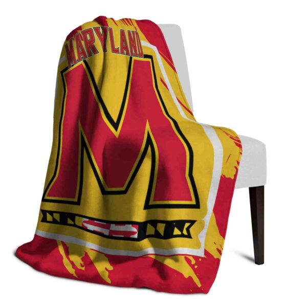 maryland terrapins splatter effect red blanket top rated