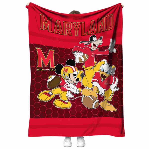 maryland terrapins three musketeers red blanket best selling